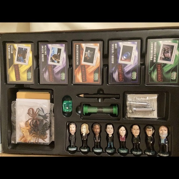 CSI Crime Scene Investigation Senses The Game New 2006 Board Game Collectable - Picture 9 of 13